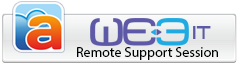 WE3 IT Remote Support Session
